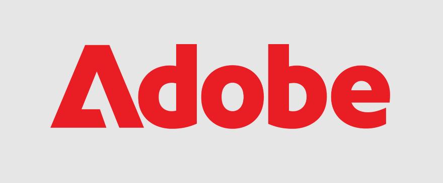 Mẫu thiết kế logo thương hiệu Adobe