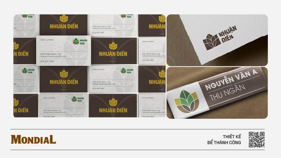 Bộ nhận diện thương hiệu Nhuận Điền