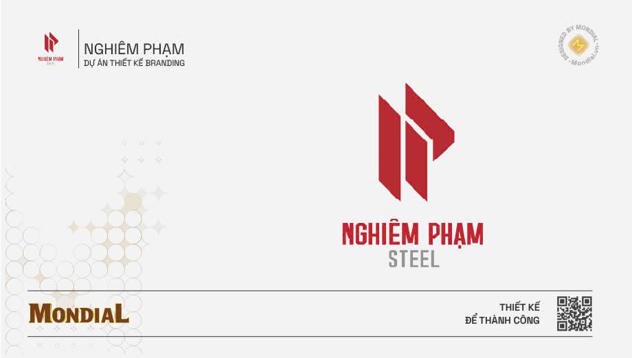 thiết kế logo Nghiêm Phạm steel