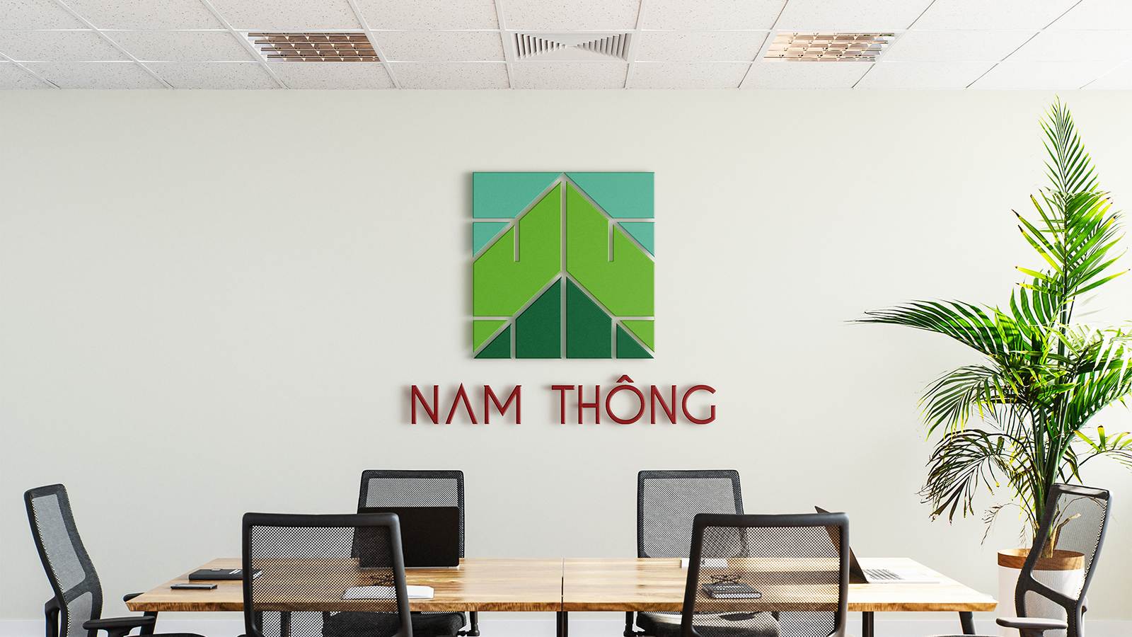 logo thương hiệu nam thông 