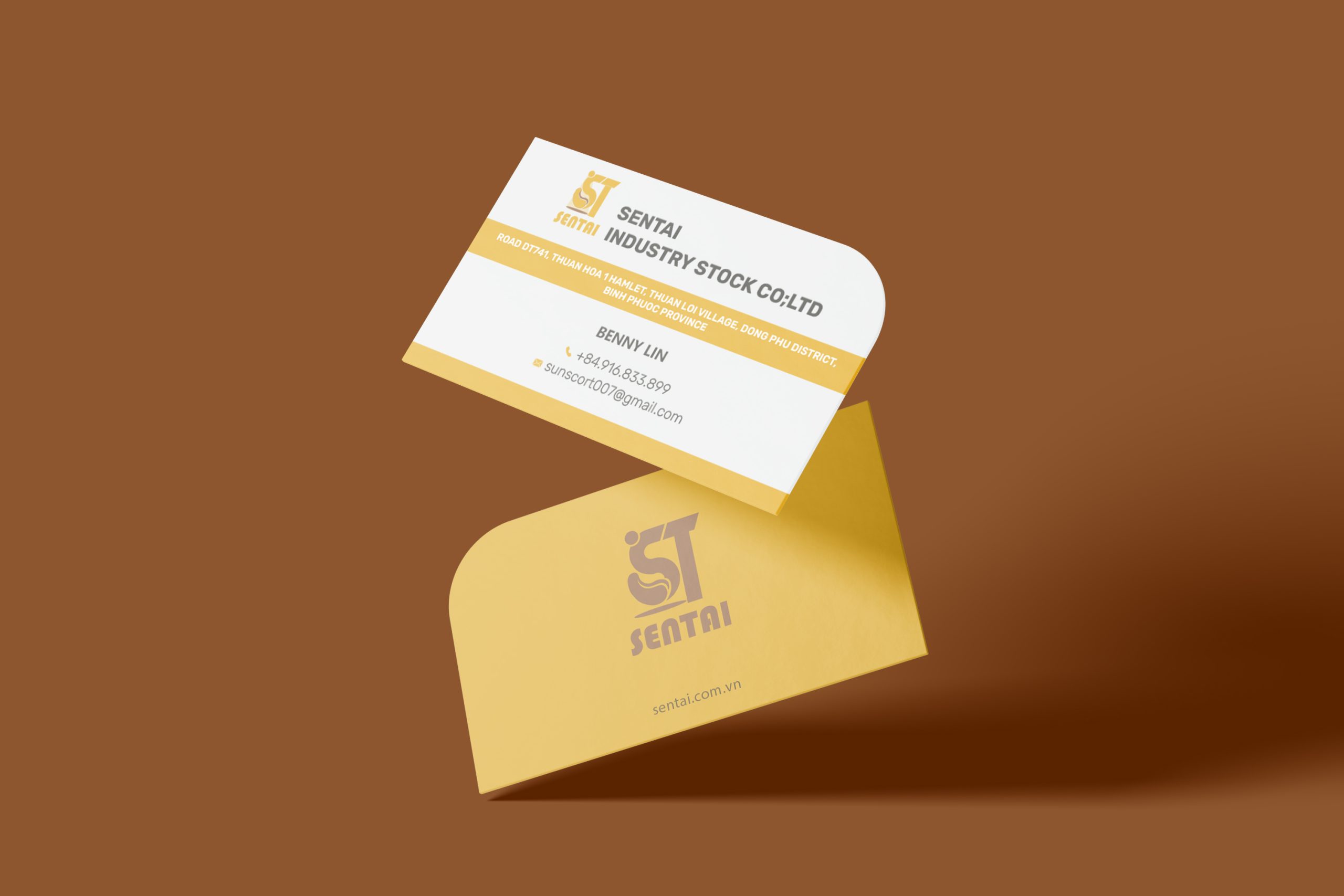 thiết kế logo sentai industry